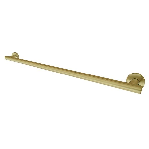 GBS1442CS7 42-Inch x 1-1/4 Inch O.D Grab Bar, Brushed Brass, Kingston Brass, Mfr#: GBS1442CS7